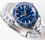 (VS Factory) Omega Seamaster Super Clone Watch Planet Ocean 600M Blue Dial Blue Ceramic 43.5mm